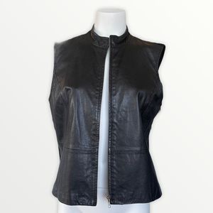 Leather Nygard Collection Petite Vest!